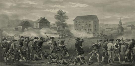 The battles of Lexington and Concord are usually considered the start of the American Revolution
