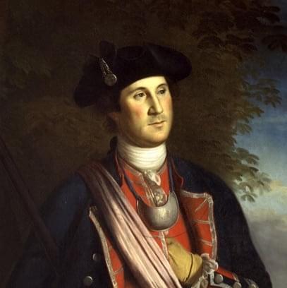 A young George Washington during the Seven Years War