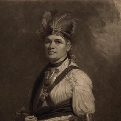 Chief Thayendanegea, also known as Joseph Brant