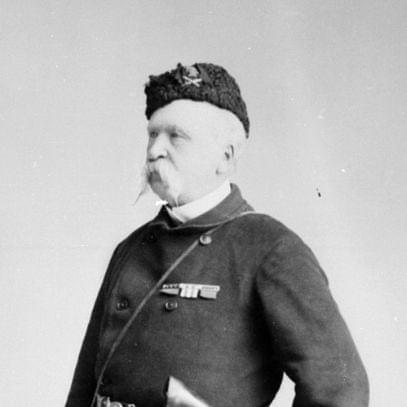 General Frederick Middleton, si'em 'utl' Canadian Militia tun ni tu Northwest Rebellion