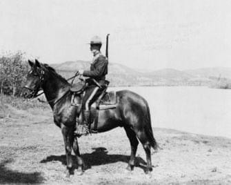 The Northwest Mounted Police were responsible for enforcing Canadian treaties with the First Nations